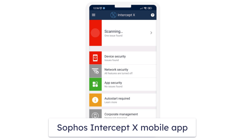 Sophos Antivirus Mobile App