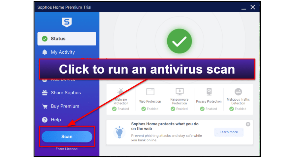 Sophos Security Features