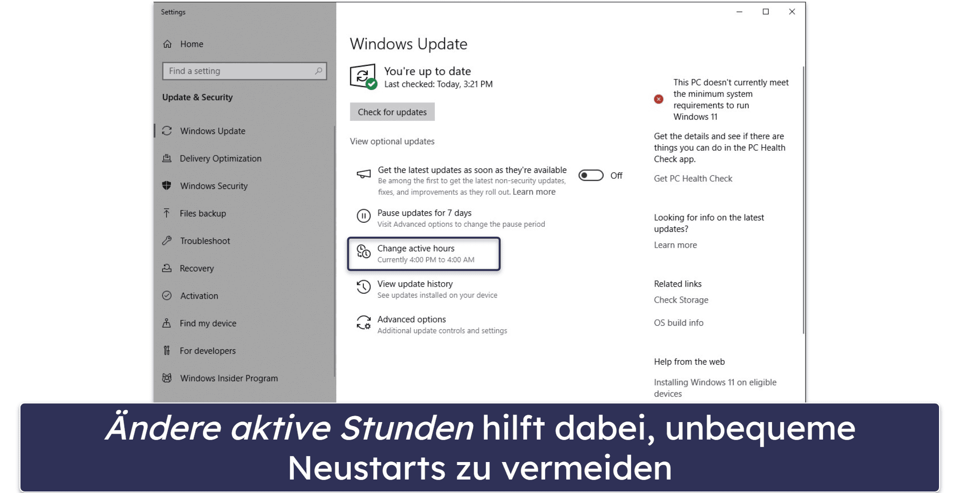 Wie man ein Windows 10 Update durchführt