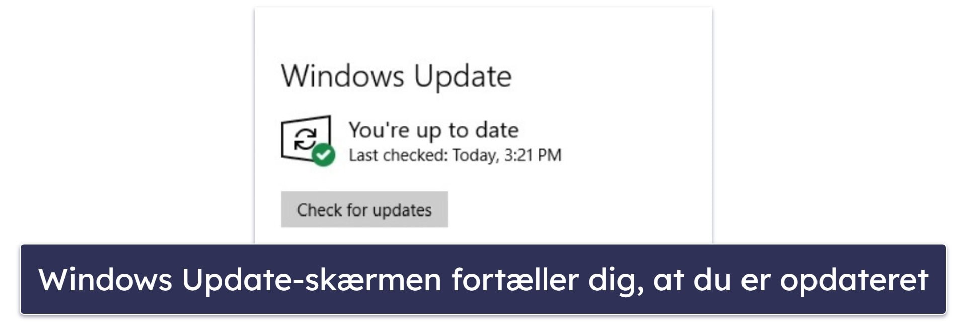 Sådan opdaterer du Windows 10