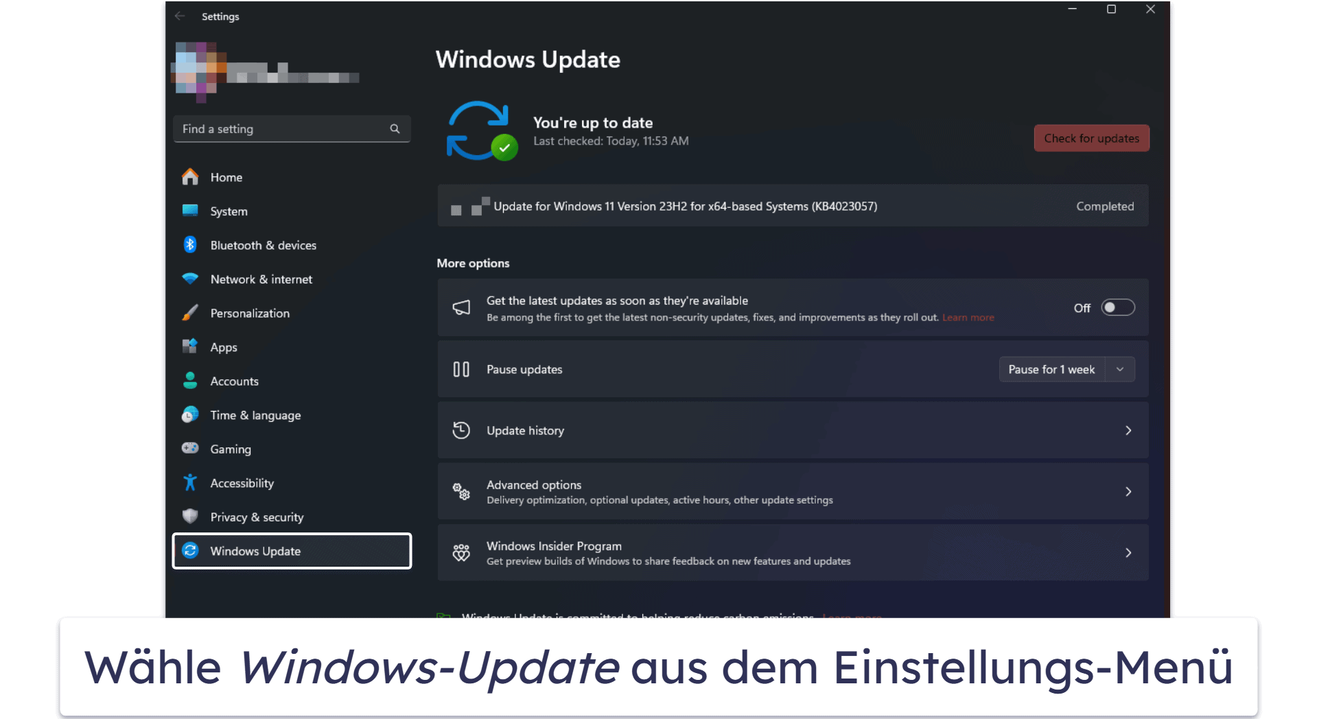 Wie man ein Windows 11 Update durchführt