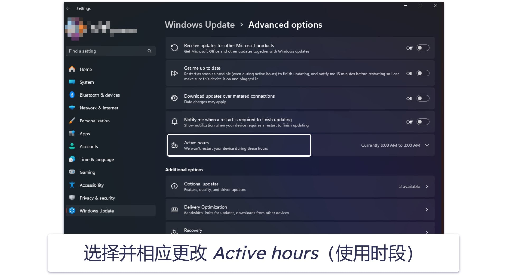 Windows 11 更新步骤