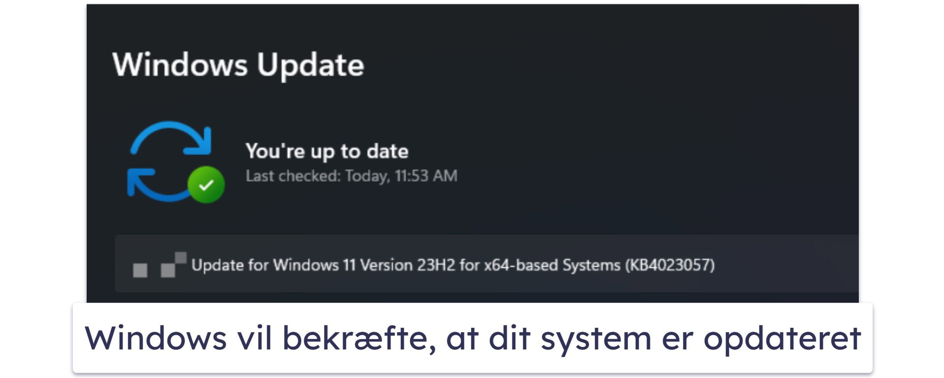 Hvordan opdateres Windows 11