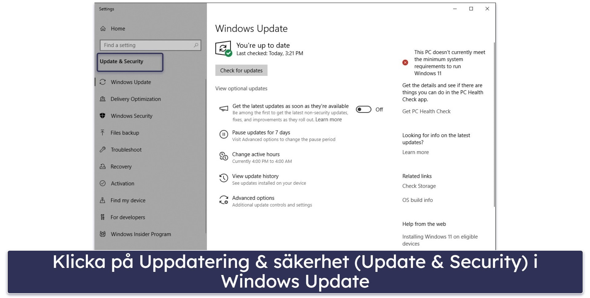 Hur du gör för att uppdatera Windows 10