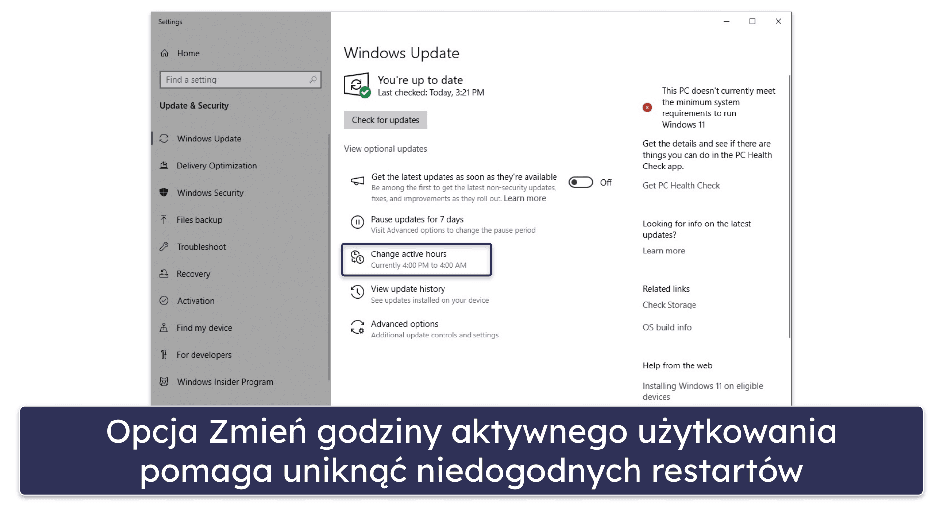 Aktualizacja systemu Windows 10