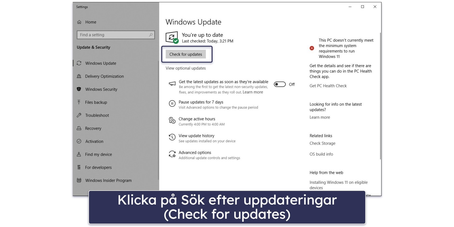 Hur du gör för att uppdatera Windows 10