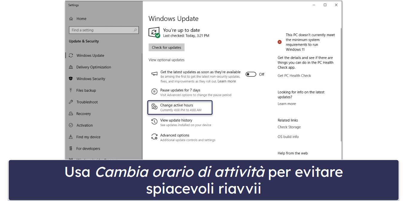 Come aggiornare Windows 10