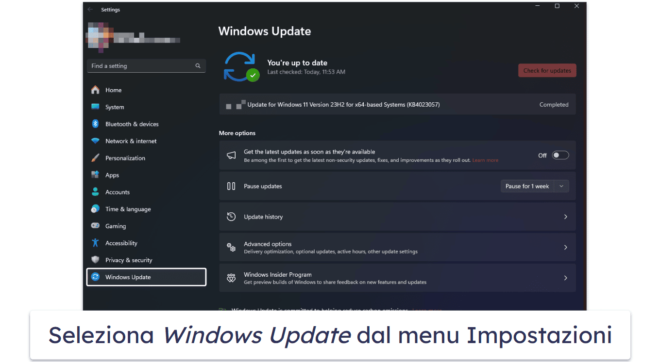 Come aggiornare Windows 11