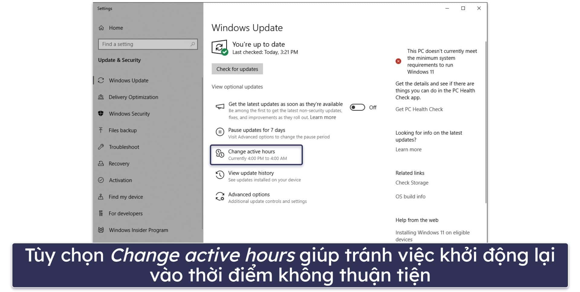 Cách cập nhật Windows 10