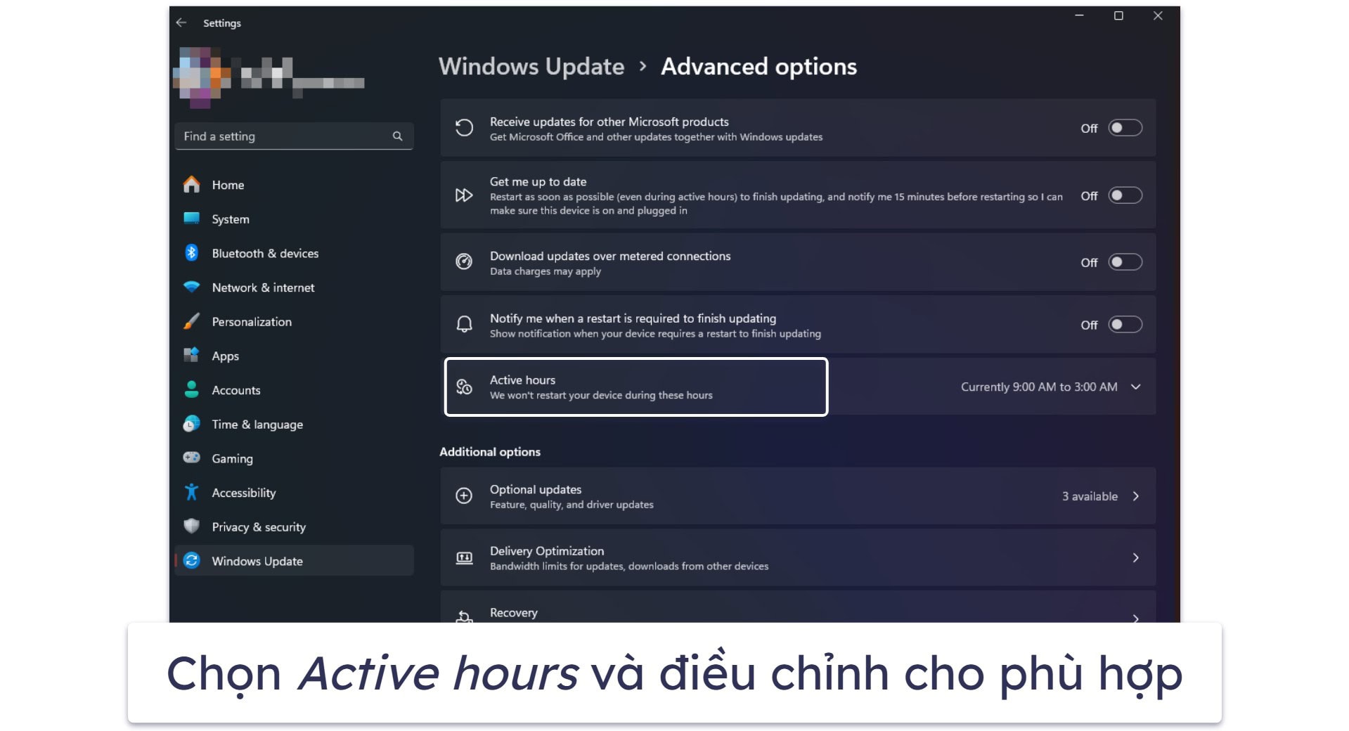 Cách cập nhật Windows 11