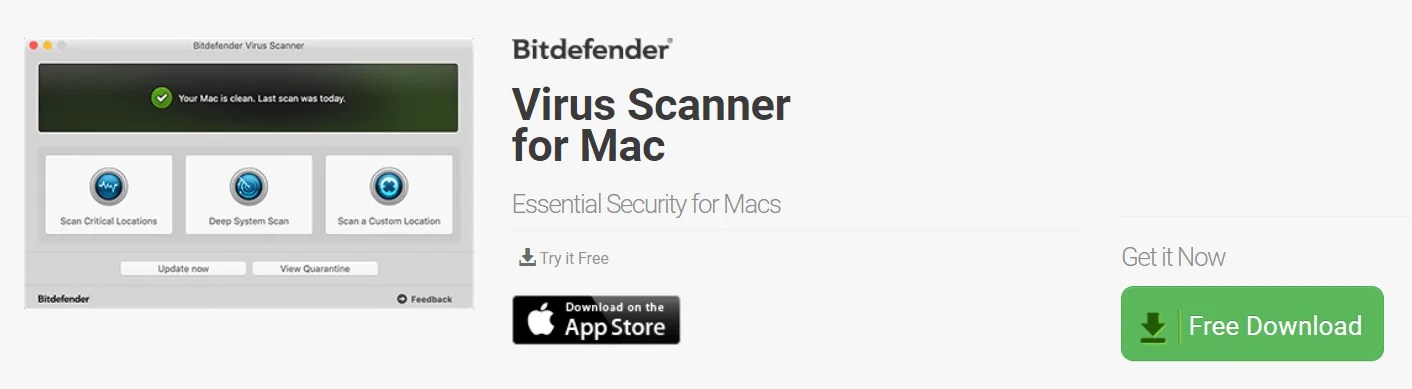 Bitdefender Virus Scanner for Mac — Hızlı Tespit için En İyisi