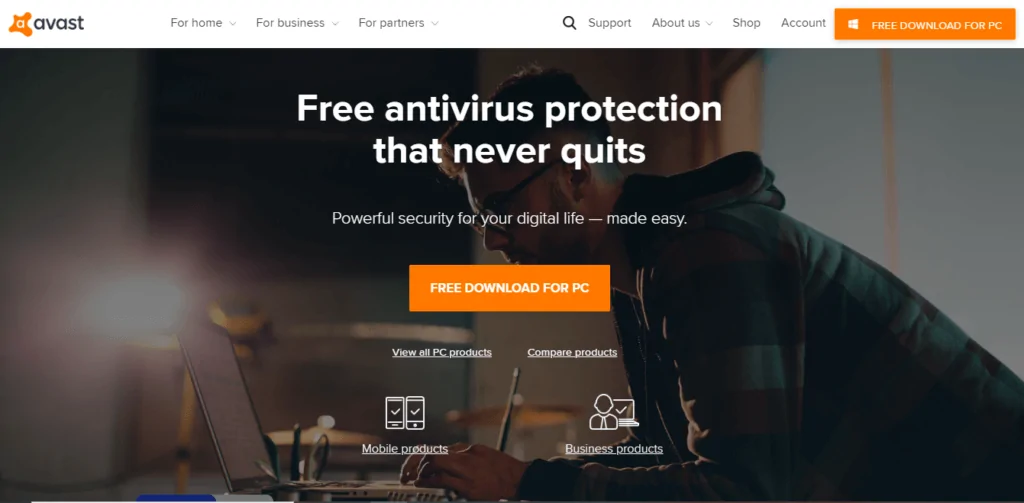 Avast Free Antivirus — Ekstra Özellikler Açısından En İyisi