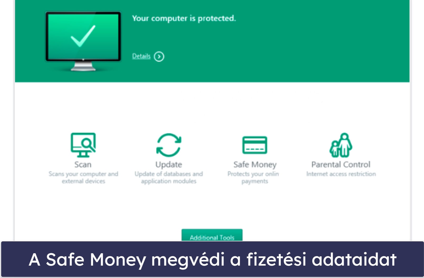 8. Kaspersky Premium – Kiváló szülői felügyelet és erős bankvédelem