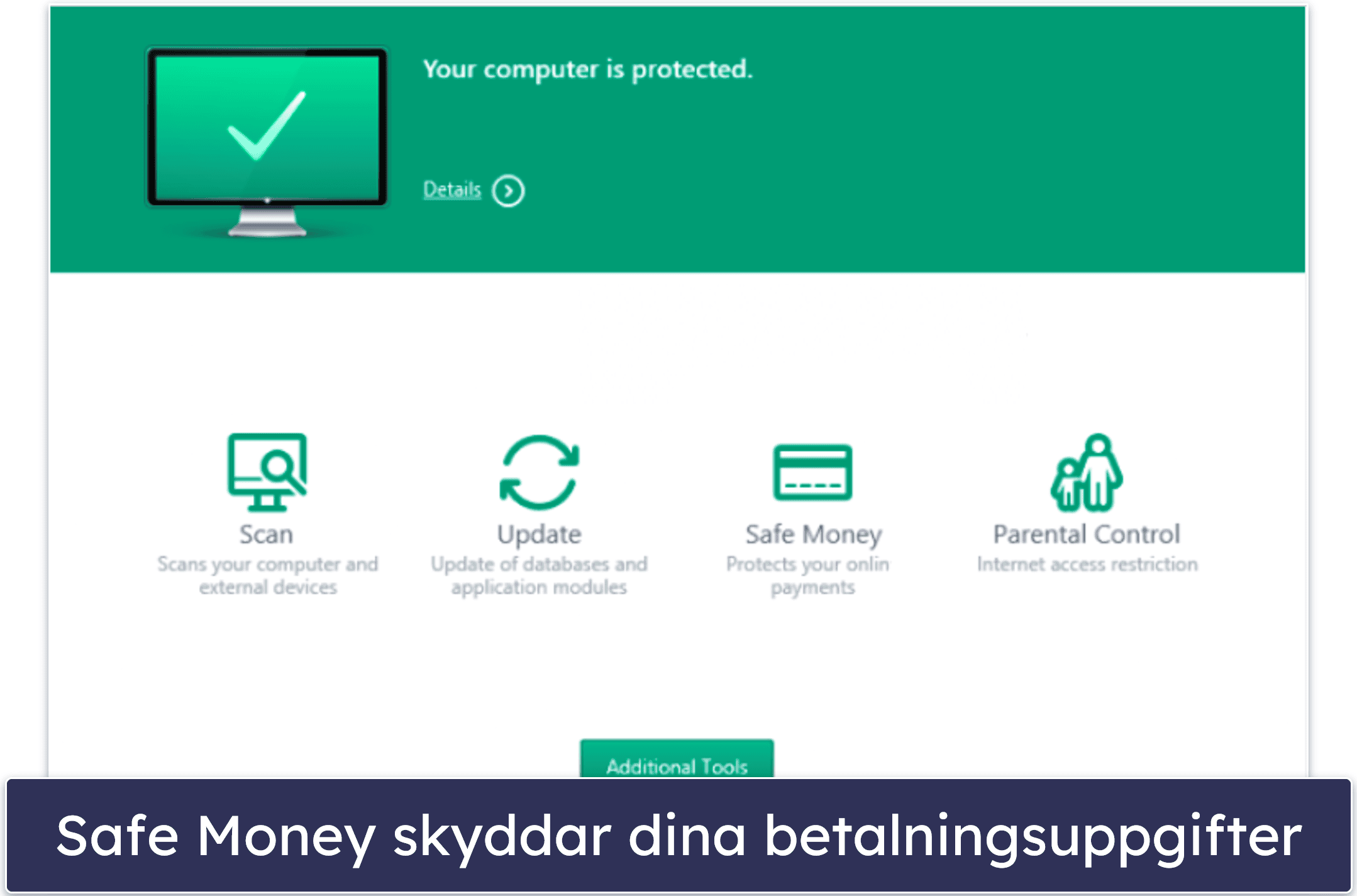8. Kaspersky Premium — Utmärkt föräldrakontroll + starkt bankskydd