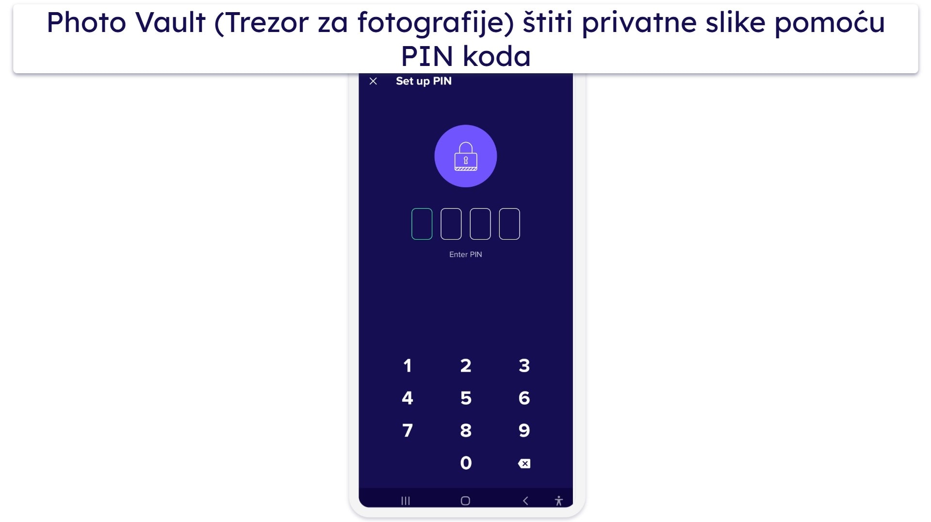 6. Avast – osnovna sigurnost za Android + enkriptirani trezor za fotografije