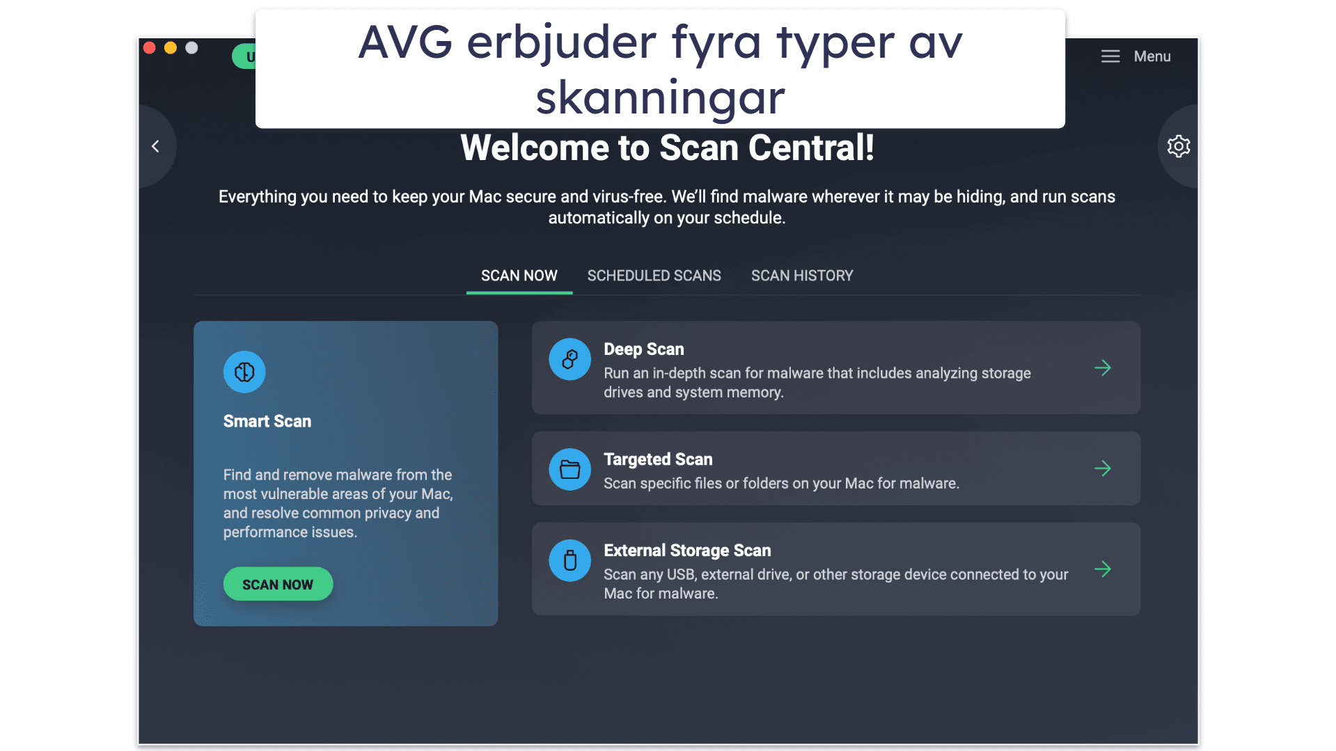 7. AVG AntiVirus Free för Mac: Pålitligt men begränsat skydd för Mac