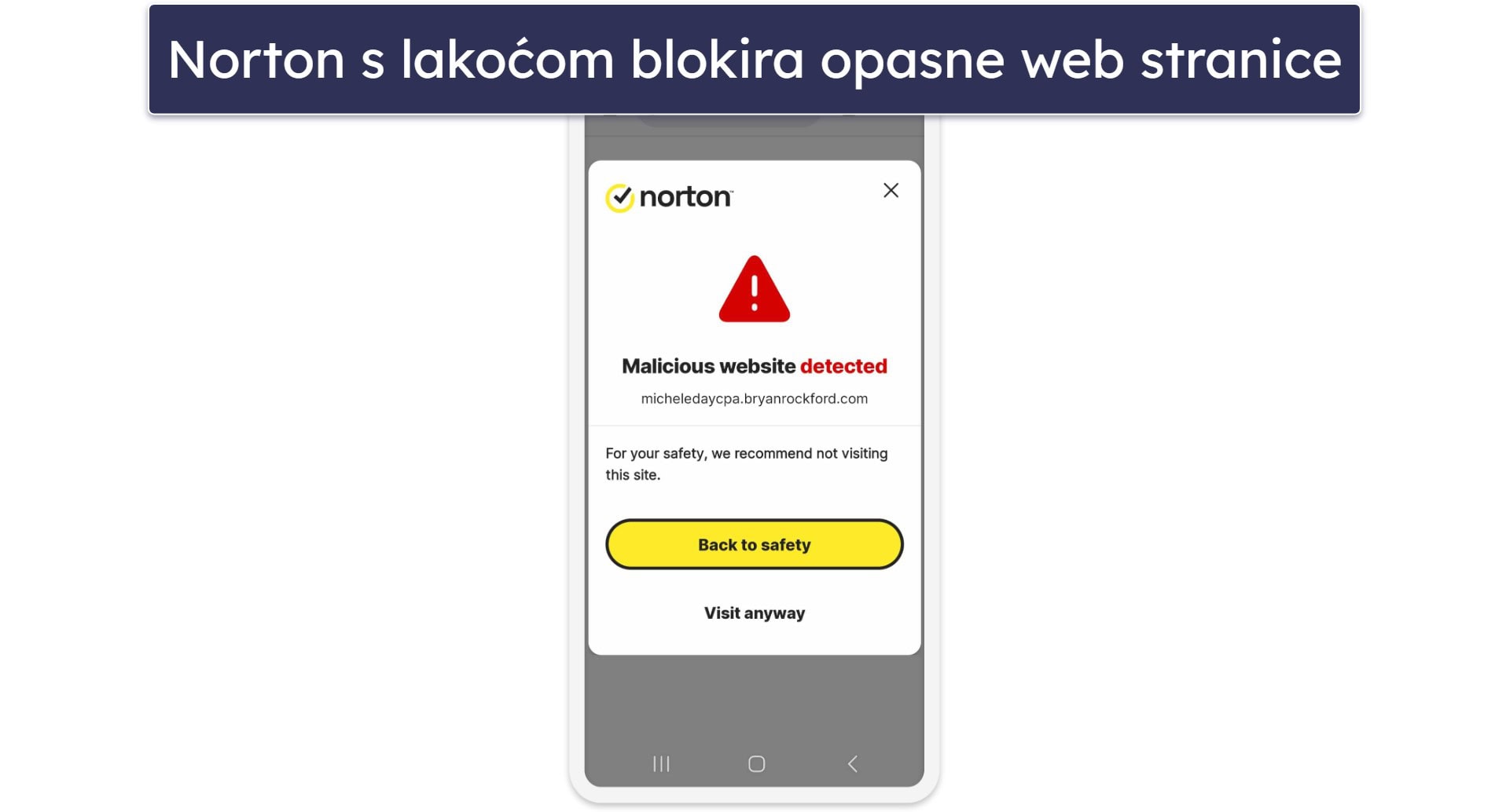 🥇1. Norton – Napredna zaštita kibernetičke sigurnosti za Android