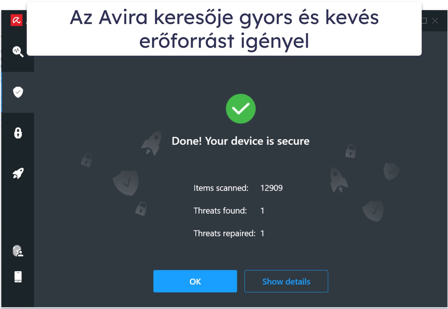 7. Avira Prime – Kiváló online vásárláshoz és gyors víruskereséshez