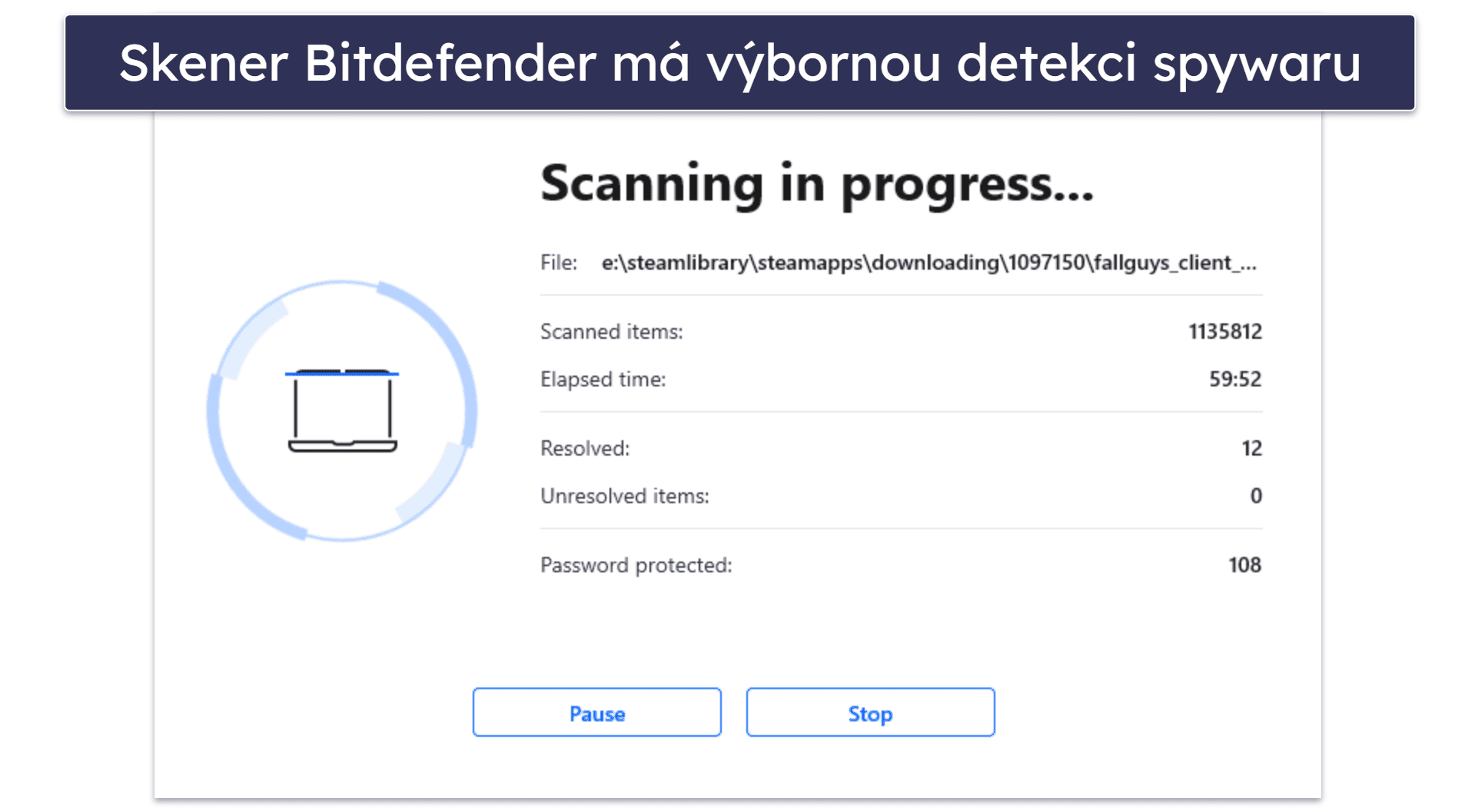 🥉3. Bitdefender – Vynikající detekce spywaru a spousta dalších funkcí