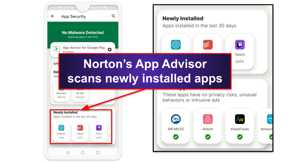 🥇 1. Norton — Overall Best Smartphone Antivirus in 2023