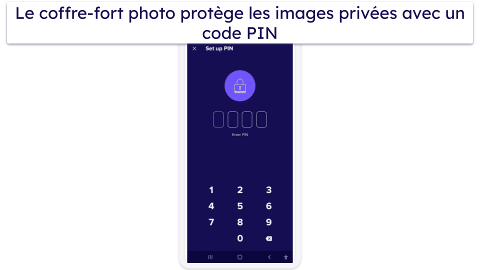 6. Avast : sécurité de base pour Android + coffre-fort photo chiffré