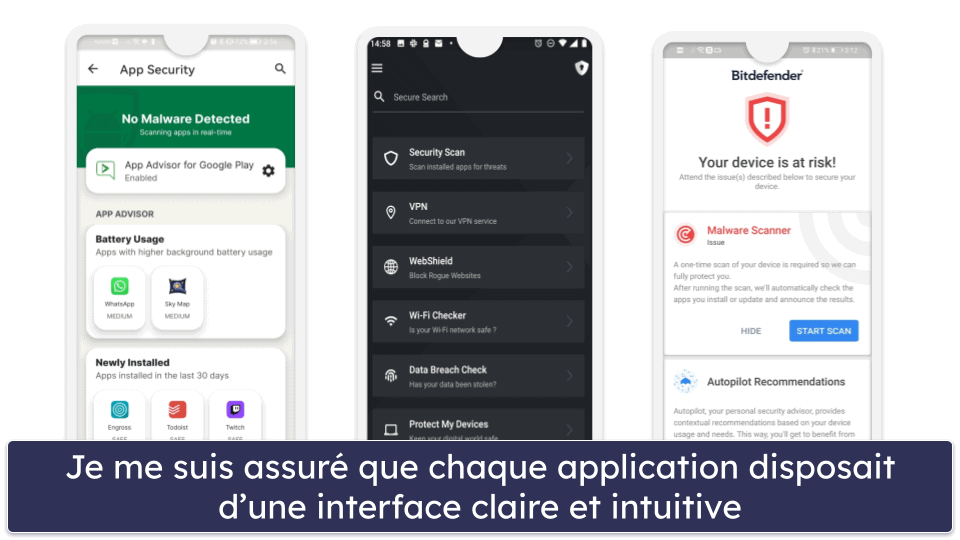 Méthodologie de test et avis