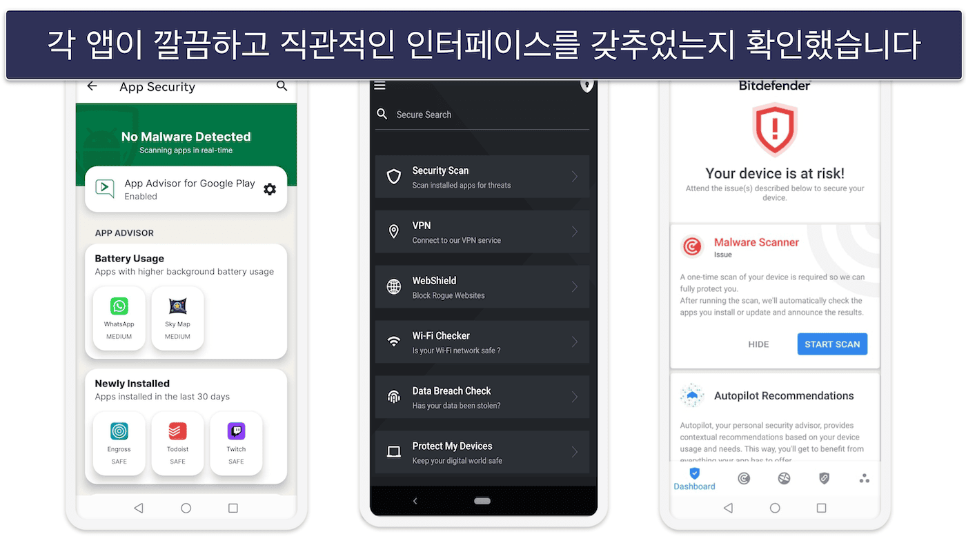 테스트 방법론: 비교 및 순위 기준