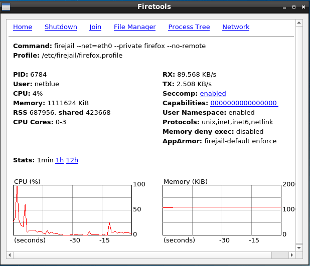 3. Firetools — лучшая программа с графическим интерфейсом для создания изолированной программной среды