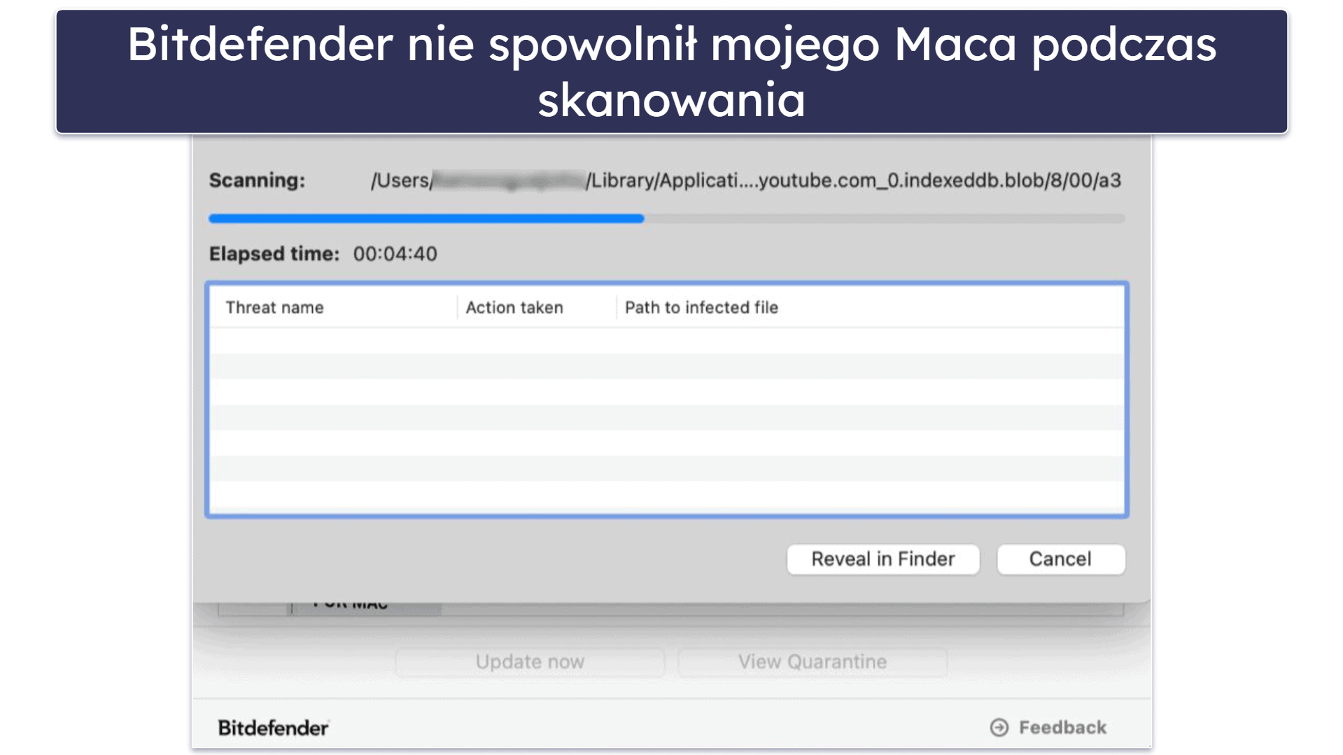 3.🥉 Bitdefender Virus Scanner for Mac: doskonałe skanowanie w chmurze pod kątem złośliwego oprogramowania