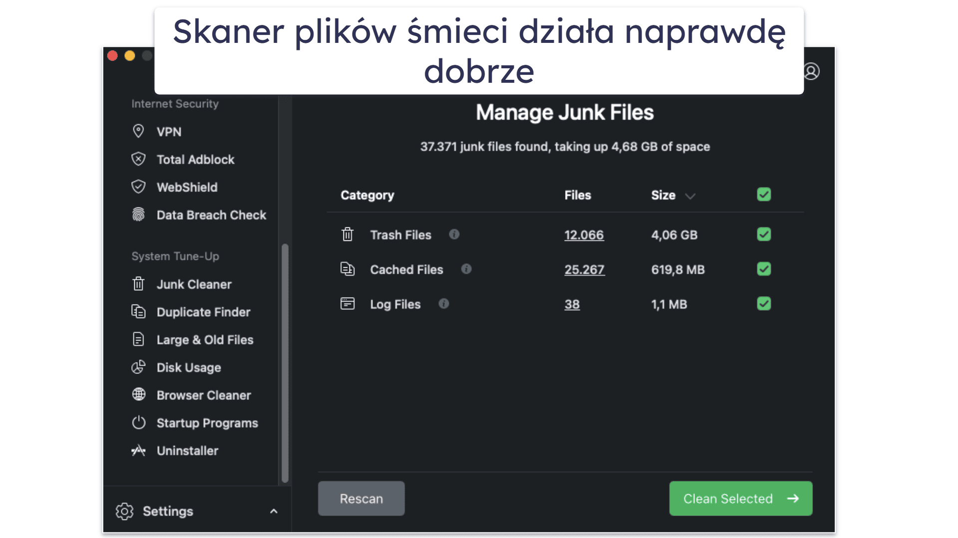 2.🥈 TotalAV Free for Mac: dobry skaner antywirusowy z 7-dniowym darmowym okresem próbnym Premium