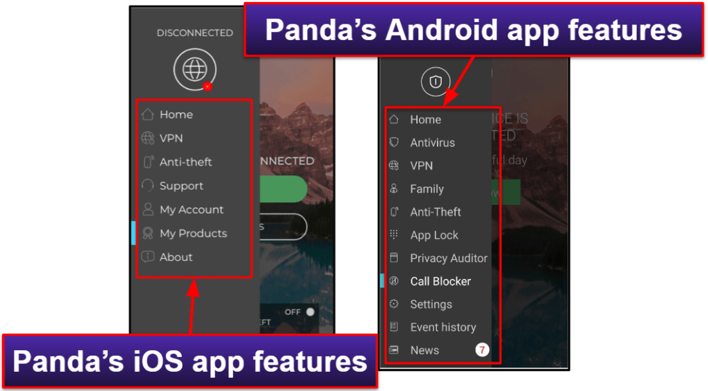 Panda Dome Mobile App