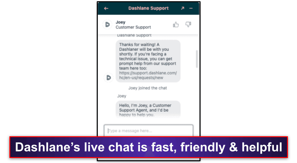 Dashlane Customer Support