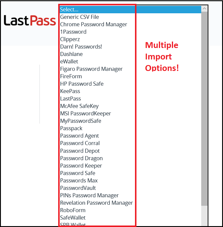 Facilidad de uso y configuración de LastPass