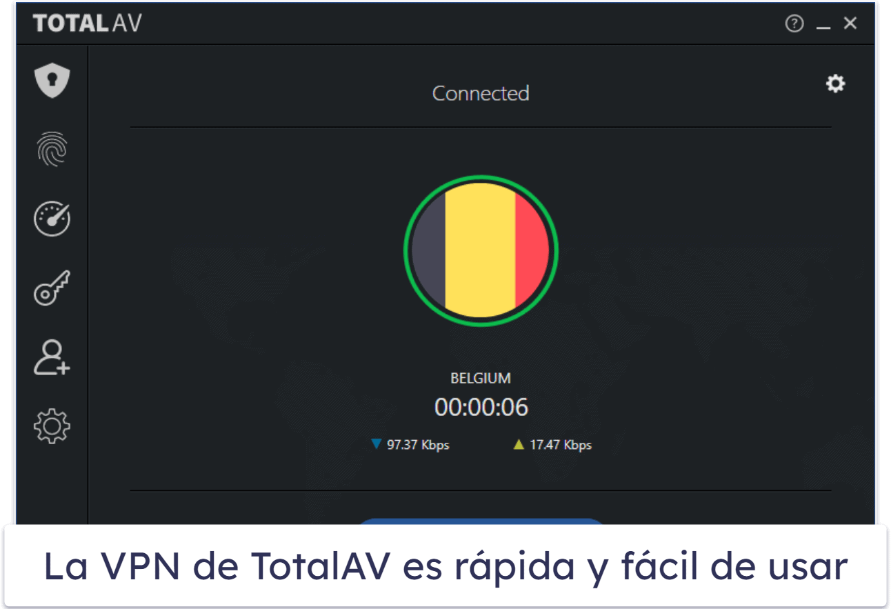 🥇1. TotalAV: Es el mejor antivirus con VPN de 2026