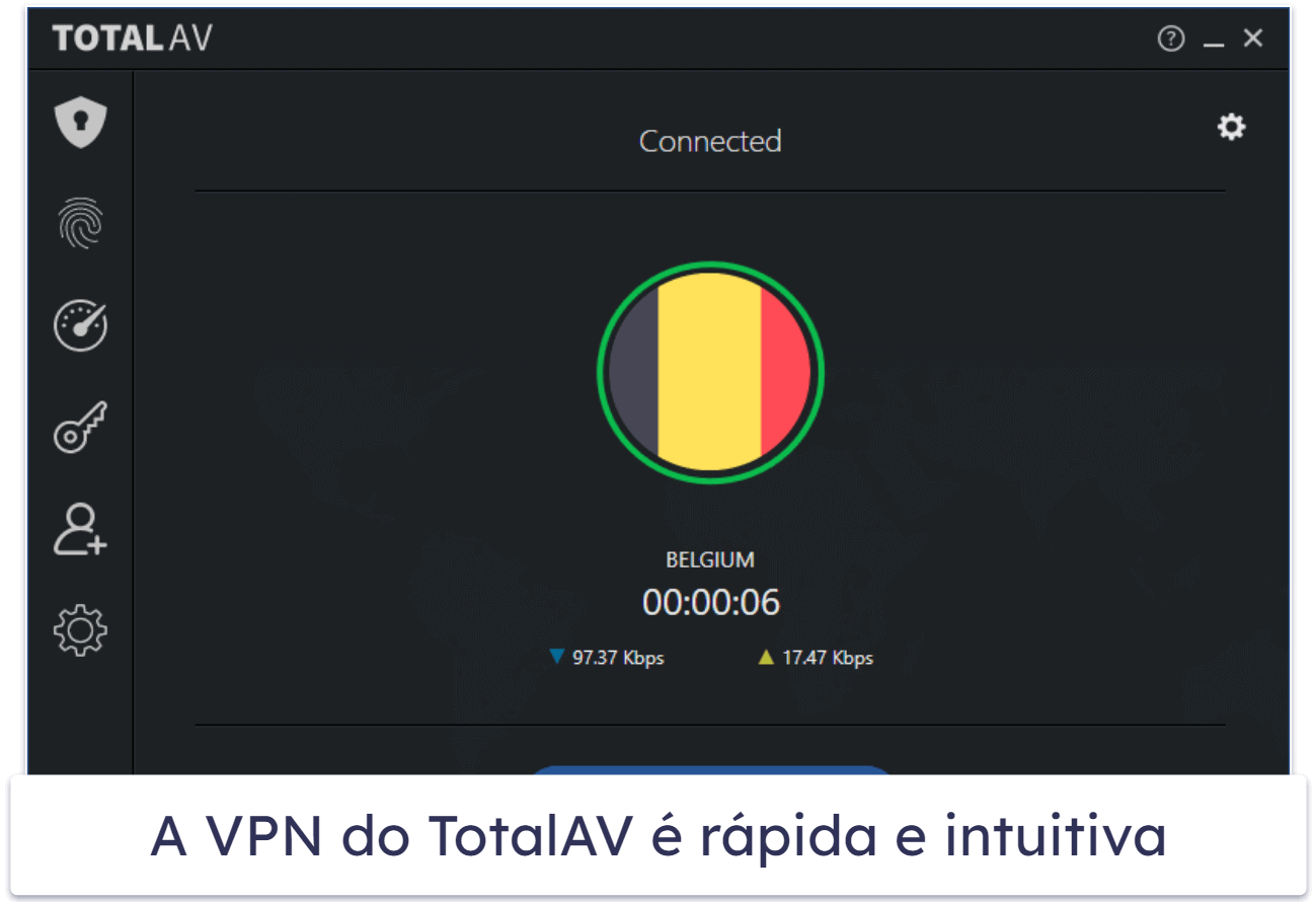 🥇1. TotalAV — melhor antivírus com VPN em termos gerais em 2026