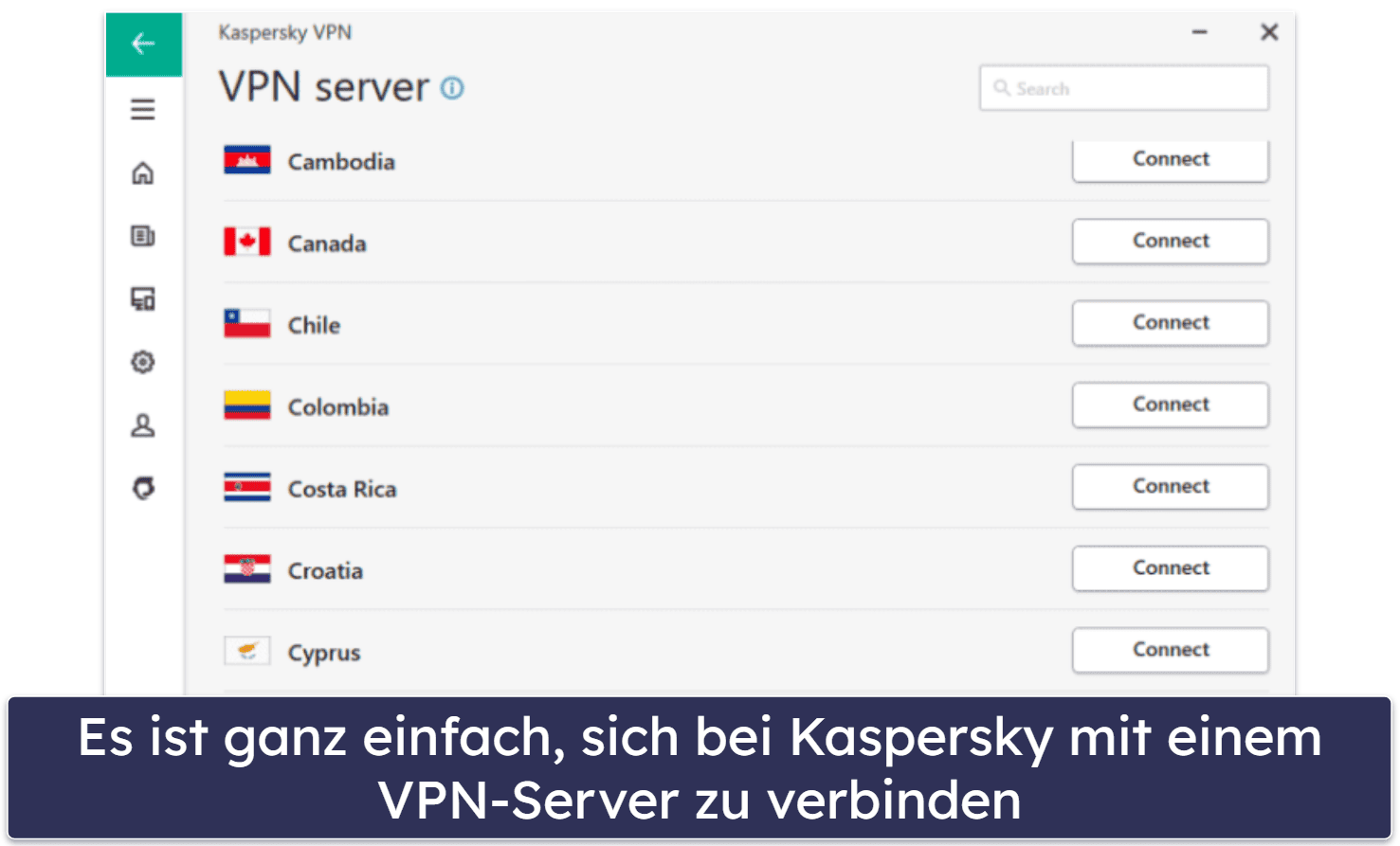 8. Kaspersky — Antivirus mit guten Kindersicherungsfunktionen und einem anständigen VPN für Streaming