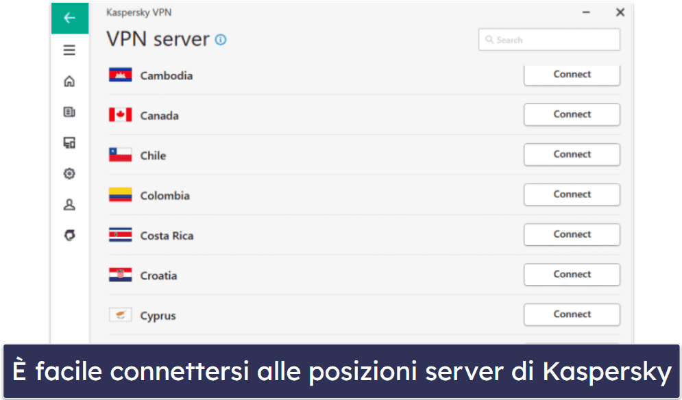 8. Kaspersky — Antivirus con buoni controlli parentali e una VPN discreta per lo streaming