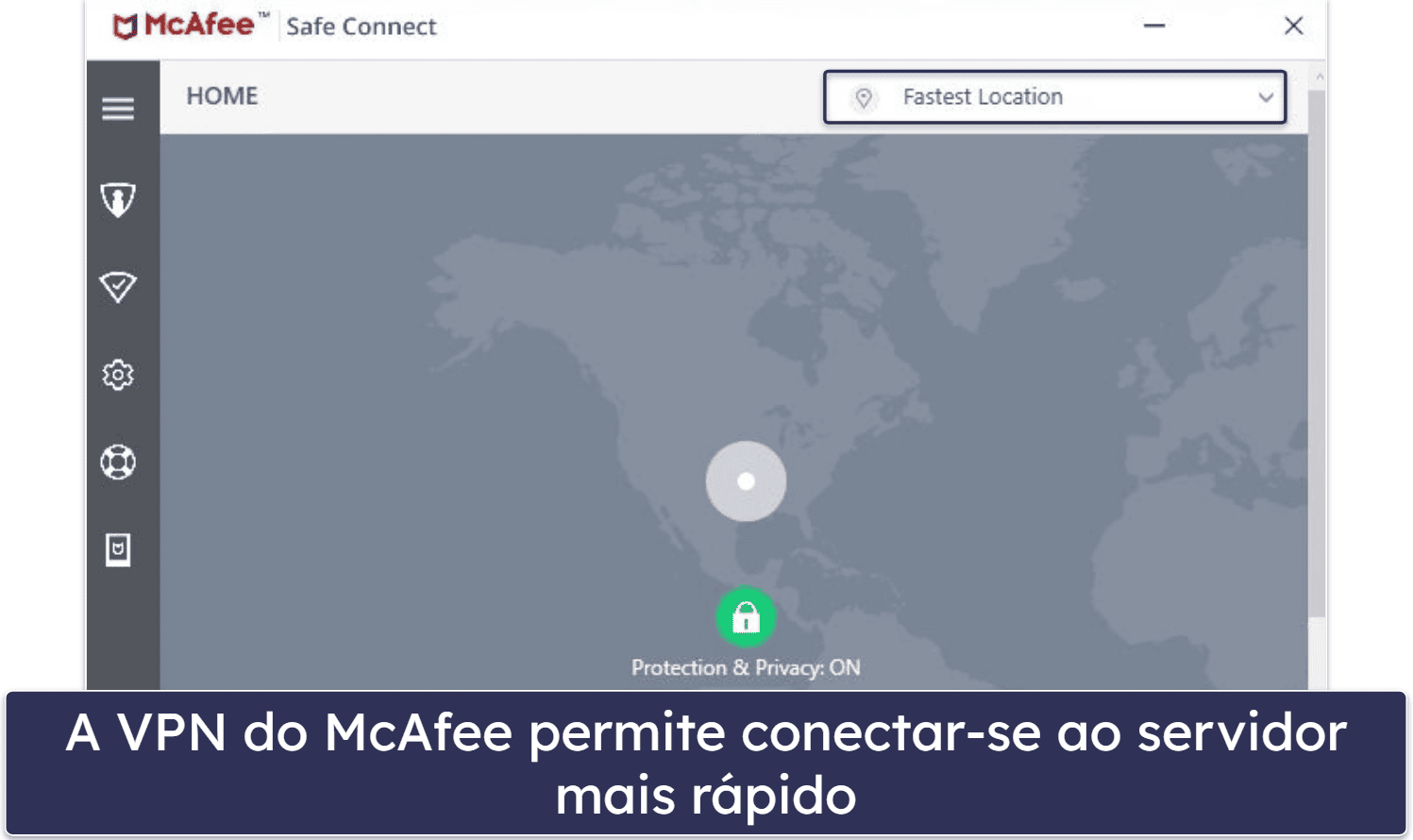 🥉3. McAfee — excelente proteção web + ótima VPN para iniciantes
