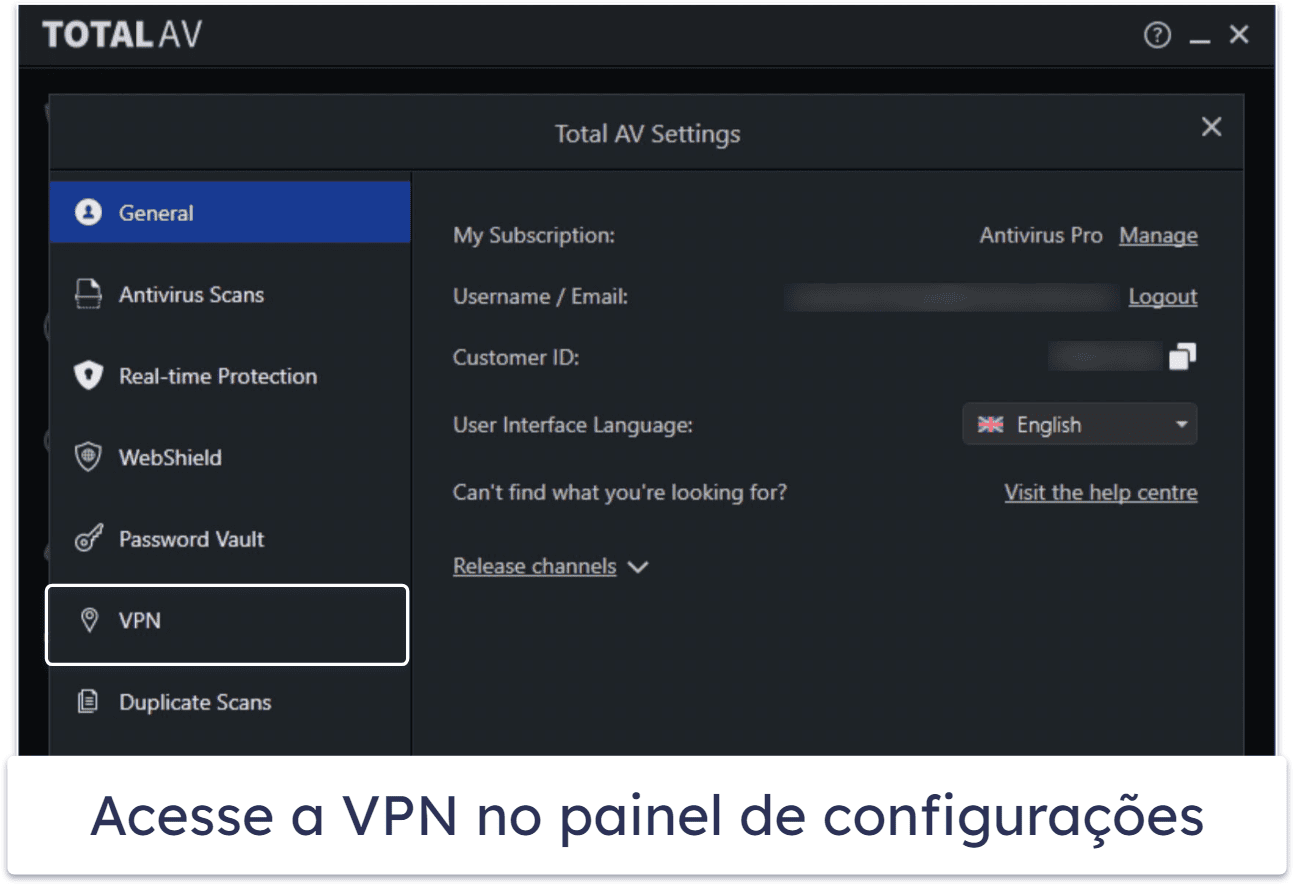 🥇1. TotalAV — melhor antivírus com VPN em termos gerais em 2026