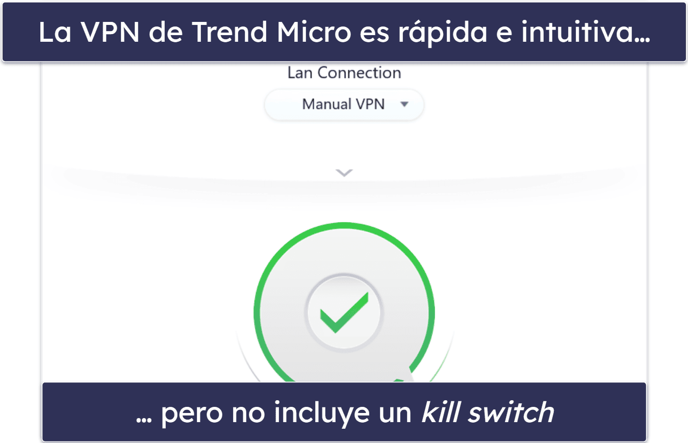 10. Trend Micro: Es un buen antivirus para streaming y alcanza una velocidad alta