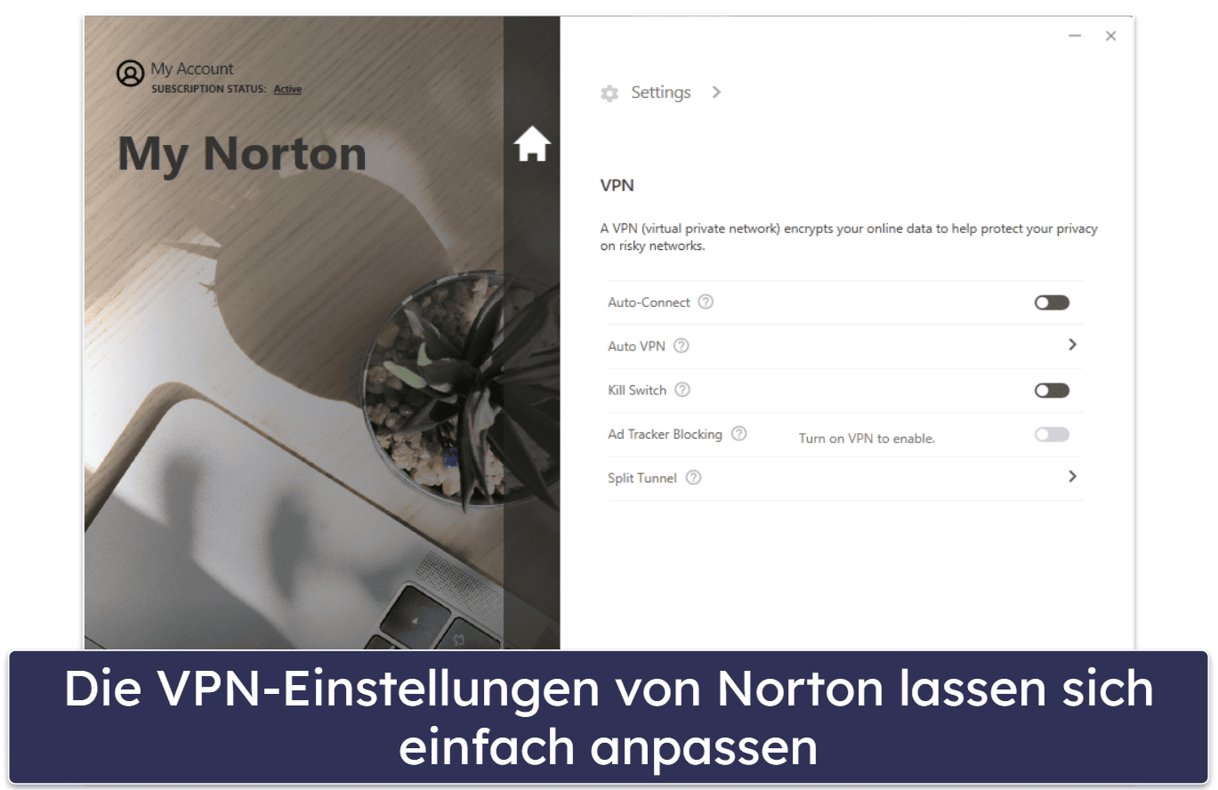 🥈2. Norton — Bester Antivirenschutz mit einem funktionsreichen VPN