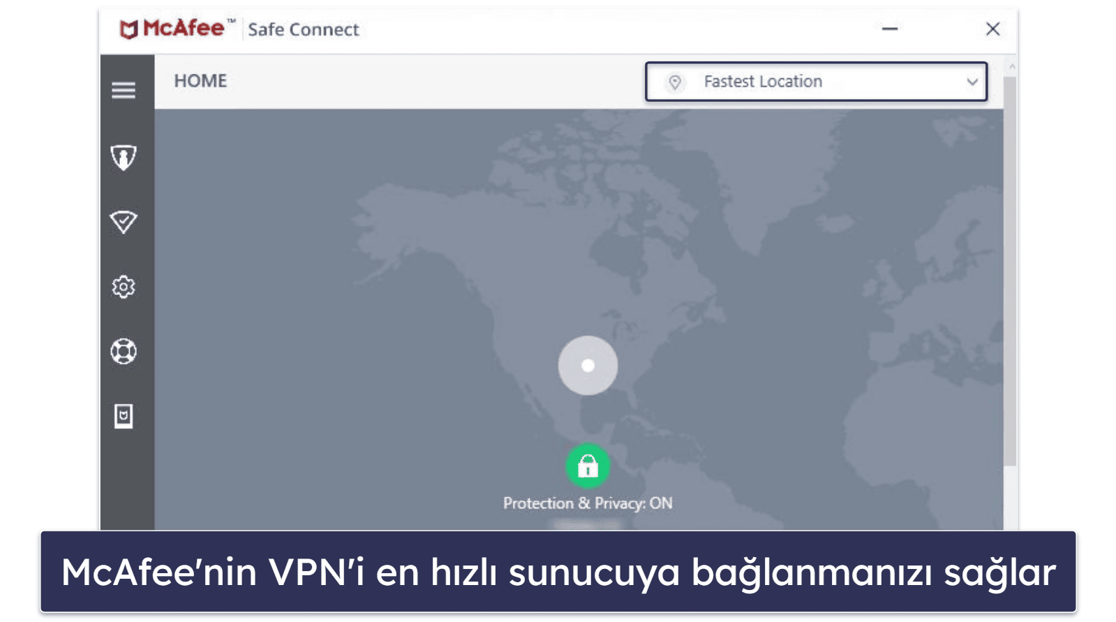 🥉3. McAfee – Mükemmel Web Koruması + Yeni Başlayanlar için Harika VPN