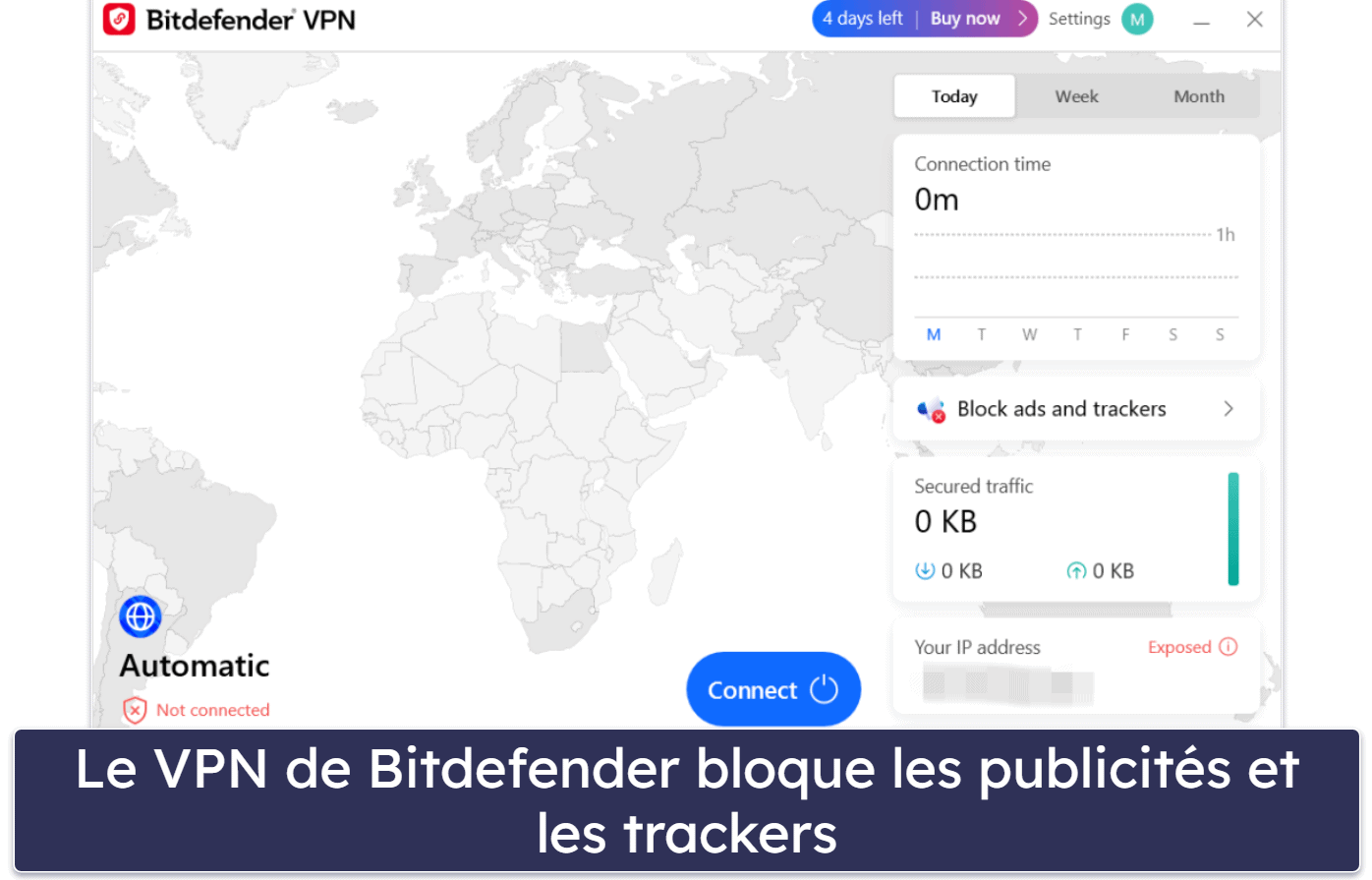 4. Bitdefender : un scanneur antivirus avancé avec un VPN très véloce