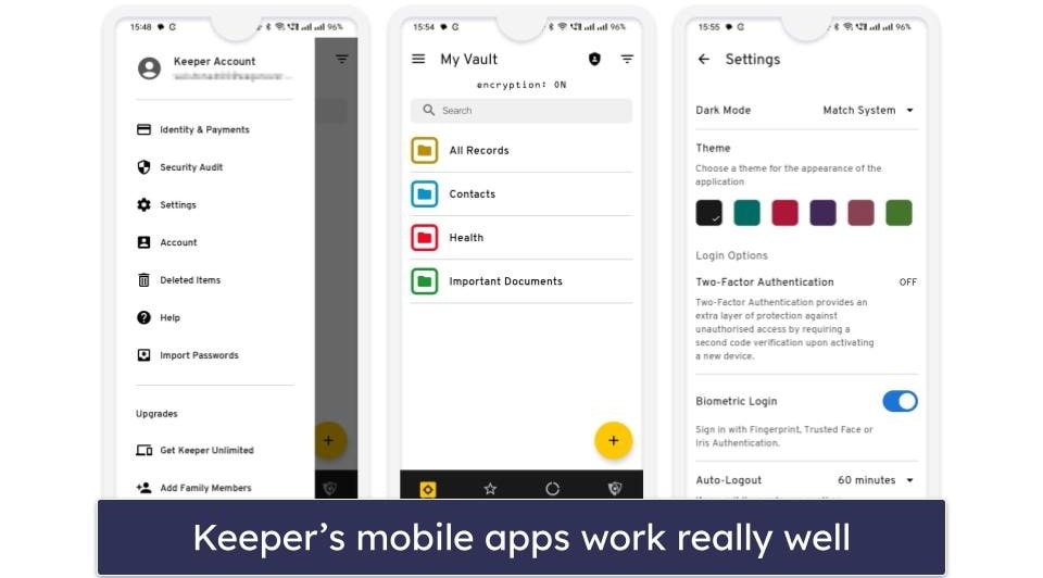 Keeper Mobile App