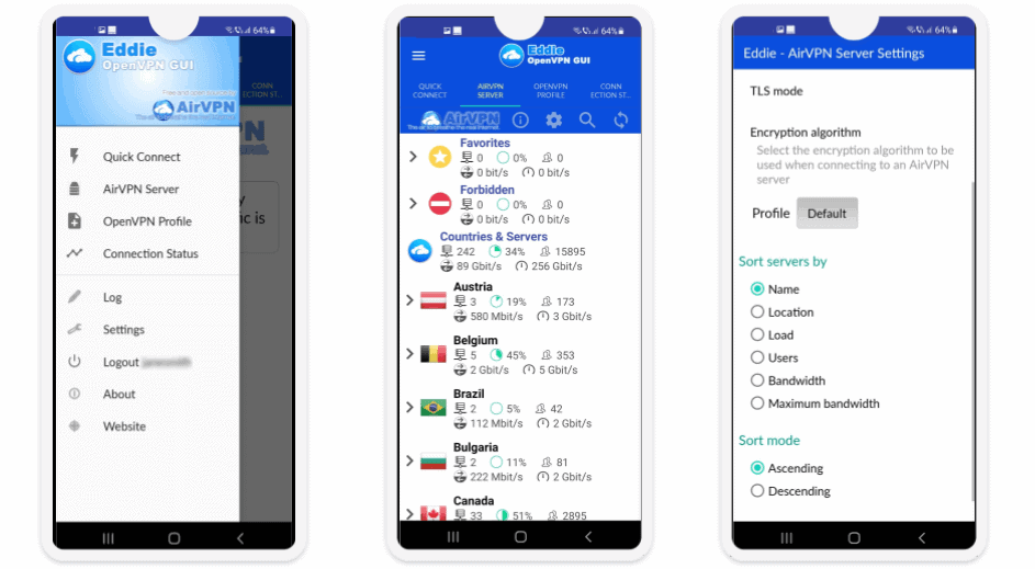 AirVPN Ease of Use: Mobile &amp; Desktop Apps — Not Great for Beginners