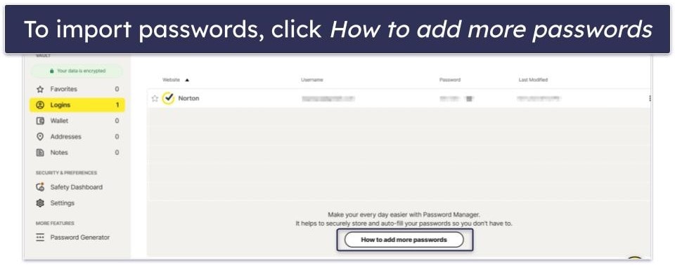 How to Set Up Norton’s Password Manager