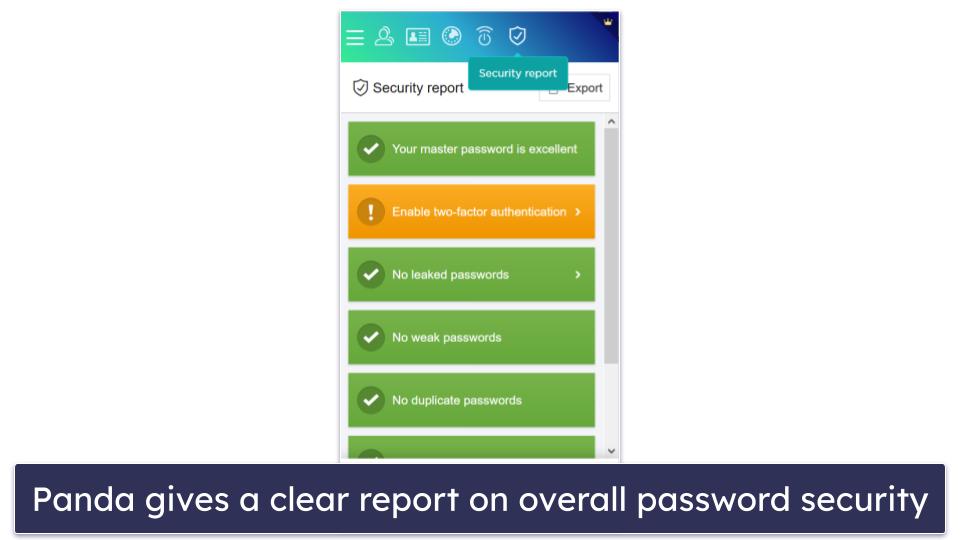 8. Panda Dome Premium — Best for Simple Password Management