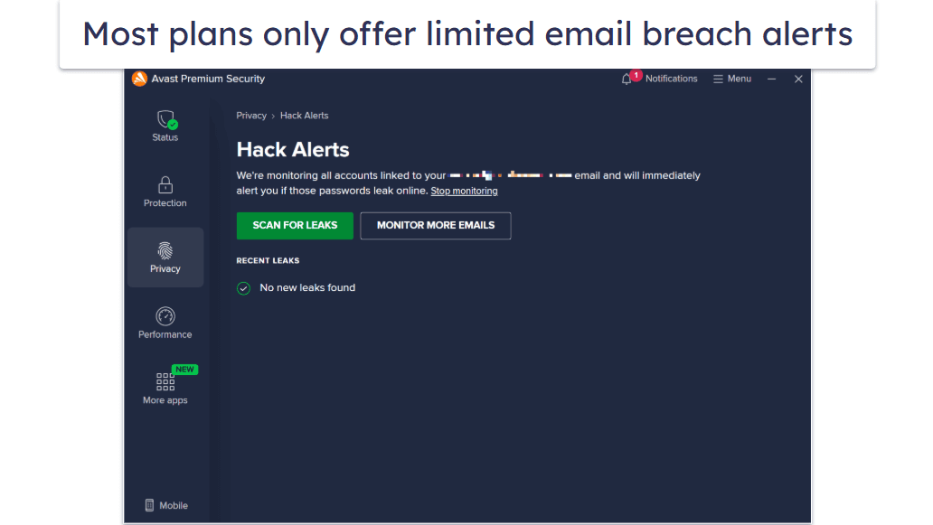7. Avast — Strong Antivirus With a Secure & User-Friendly Password Manager