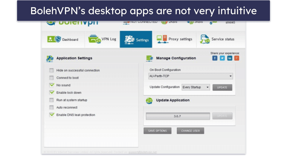 BolehVPN Ease of Use: Mobile &amp; Desktop Apps