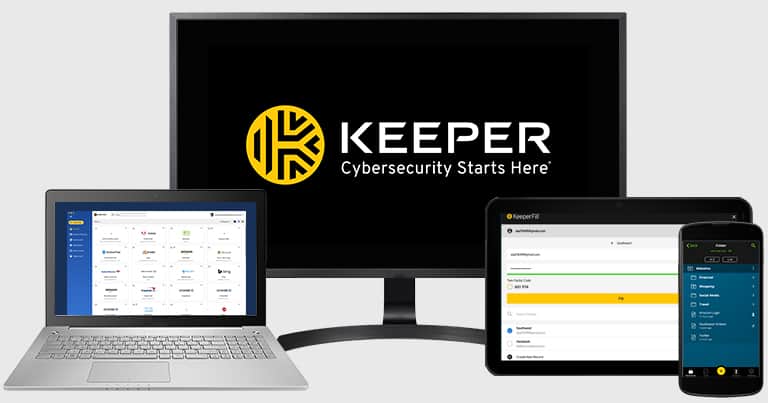 5. Keeper: продвинутые функции безопасности (но упрощенное расширение для Chrome)